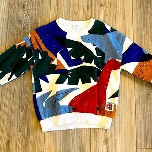 🦖 Zara Kids Dinosaur Sweatshirt 🦕